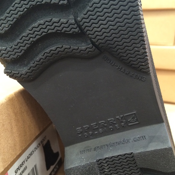 NIB Sperry Top-Sider Gosling Duck Boots Black - Picture 8 of 8